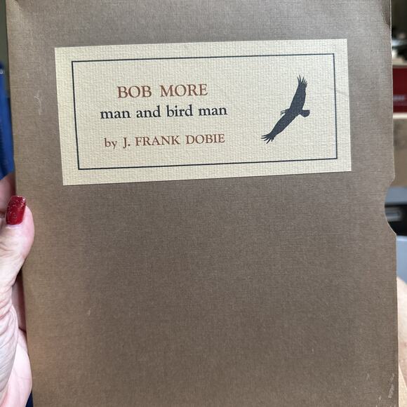Bob More, Man and Bird Man by J Frank Dobie signed limited edition - Picture 2 of 7